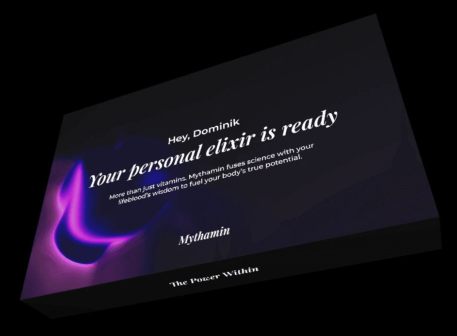 Mythamin – personalized elixir